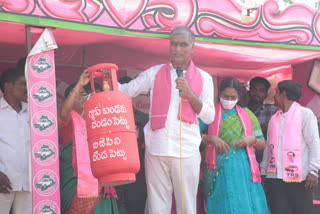 Harish rao campaign, huzurabad by elections 2021