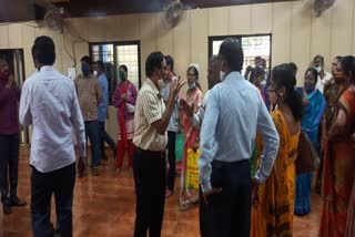 Uproar in Counseling for Teacher Transfer in Dharwad