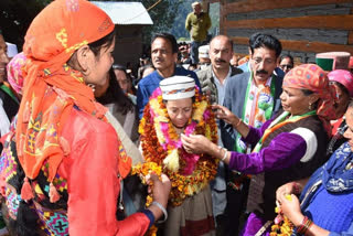 प्रतिभा सिंह की चुनावी जनसभा