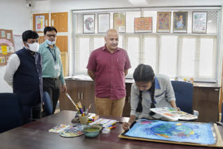 राज्यमंत्री संजय बनसोडे यांची दिल्लीतील सरकारी शाळांना भेट