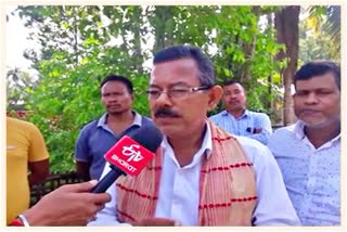 sanjib gogoi by election campaign in marioni