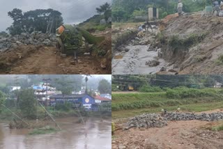 ഇടുക്കി  വെള്ളപ്പൊക്ക സാധ്യത  വെള്ളപ്പൊക്കം  കെഎസ്ഇബി  കല്ലാര്‍ ഡാം  idukki  kallar dam  kseb  kerala flood 2021  heavy rain kerala  kseb construction work