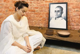 Kangana pays 'deepest respect' to Veer Savarkar, meditates in his Kala Pani cell - see pics