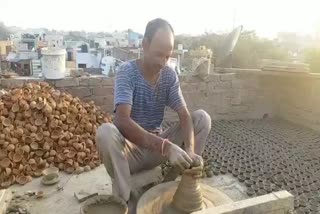 Diyas made from clay demand reduced