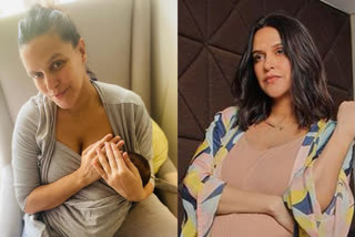 neha dhupia encourages breastfeeding