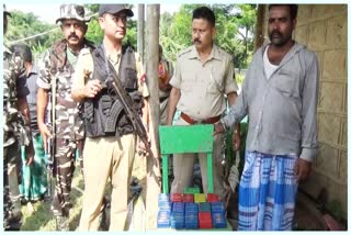 one drug mafia arrested with heroin at hojai