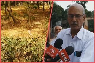 West Delhi park are in plight condition Due to the negligence of the corporation