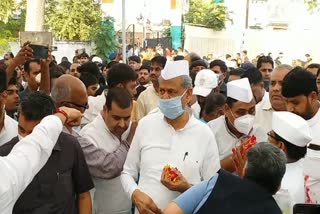 एसएन सुब्बाराव का अंतिम संस्कार , Rajasthan CM Ashok Gehlot and many leaders gave their homage to Dr. SN Subbarao