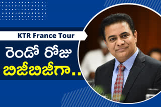 second day of minister ktr France tour