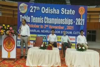 27th odisha state table tennis championship starts at jawaharlal neheru indoor stadium, cuttack