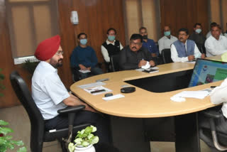 CS SS Sandhu held a review meeting