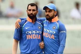 virat kohli and mohammed shami