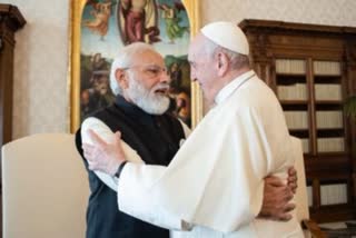 Prime Minister Narendra Modi met Pope Francis at the Vatican today