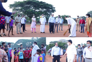 Pink stadium  Kasargod  V Abdurahman  വി.അബ്ദുറഹിമാന്‍  പിങ്ക് സ്റ്റേഡിയം  താളിപ്പടുപ്പ് മൈതാനം  First Pink stadium in the state will built in Kasargod  First Pink stadium in the state