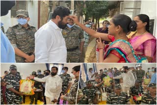 gadchiroli guardian minister eknath shinde celebrate deewali in naxalite area after naxals threat