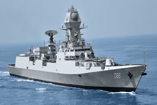 Y 12704 Visakhapatnam  Mazgaon Docks Limited  Project 15B guided-missile destroyers  ship delivered to Indian Navy  e Visakhapatnam class ships  Kolkata class ships  Mazagon Dock Shipbuilders Ltd, Mumbai  Directorate of Naval Design  കൊൽക്കത്ത  പി15ബി മിസൈൽ ഡിസ്‌ട്രോയർ  പി15ബി മിസൈൽ ഡിസ്‌ട്രോയർ വാർത്ത  ഇന്ത്യൻ നാവിക സേന വാർത്ത  നാവിക സേന  യുദ്ധക്കപ്പൽ