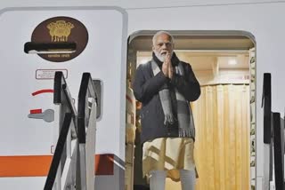 COP26 શિખર સંમેલન માટે UK પહોંચ્યા PM Modi, જોનસન સાથે દ્વિપક્ષીય વાર્તા