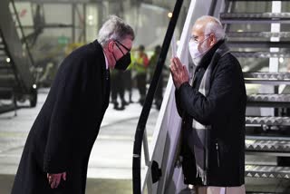 PM Modi arrives in UK for COP26 summit, bilateral talks with Johnson