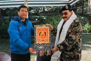 pema khandu meeting with the Armed Border Force