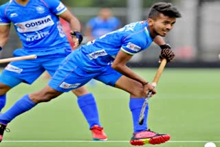 Junior Hockey World Cup  जूनियर हॉकी विश्व कप  भारतीय टीम  एफआईएच हॉकी पुरुष जूनियर विश्व कप  Indian Team  FIH Hockey Men Junior World Cup  Midfielder Vivek Sagar Prasad  मिडफील्डर विवेक सागर प्रसाद