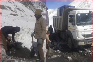 Lahaul Police rescued 8 people from Baralacha Pass