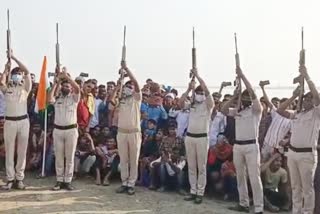 Many guns of Bihar Police