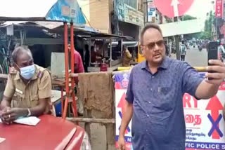 sdpi tn general secretary  general secretary  viral video  video of sdpi tn general secretary scolds police gone viral  chennai news  chennai latest news  வைரல் வீடியோ  சென்னை செய்திகள்  எஸ்.டி.பி.ஐ கட்சியில் மாநில செயலாளர்  எஸ்.டி.பி.ஐ கட்சி  அபராதம்  காவல்துறையினரை மிரட்டிய எஸ்.டி.பி.ஐ கட்சியில் மாநில செயலாளர்