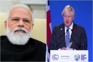 PM Modi, Britain Boris Johnson