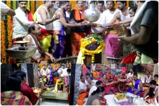 Diwali festival in Mahakal temple Four day program started with Dhanteras puja