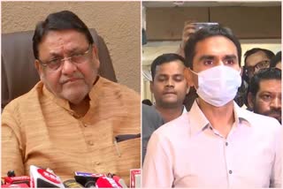 war of words between nawab malik and sameer wankhade