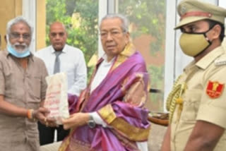 ttd chairman yv subbareddy met governer bishwabushan harichandan