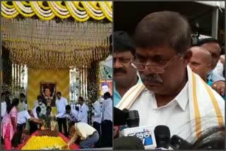 fans can see puneeth rajkumar grave says minister gopalaiah