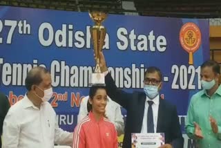 27th Odisha Table Tennis championship conclude, bikash kumar, swetapadma win trophy