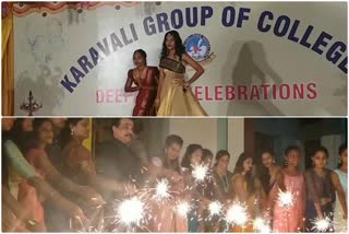 Deepavali festival in karavali college