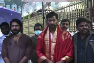 hero vishal  visit tirumala