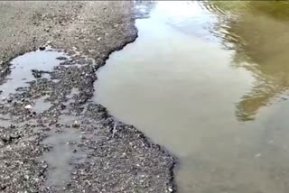 Potholes ridden in Mysore-Ooty National Highway