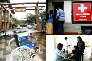 primary care facility for visitors at iravikulam national park  സന്ദര്‍ശകര്‍ക്ക് പ്രാഥമിക ചികിത്സാ സൗകര്യം  ഇരവികുളം ദേശീയോദ്യാനം  ഇരവികുളം ദേശീയോദ്യാനത്തില്‍ സന്ദര്‍ശകര്‍ക്കായി പ്രാഥമിക ചികിത്സാ സൗകര്യമൊരുക്കി വനംവകുപ്പ്  പ്രാഥമിക ചികിത്സ  വനംവകുപ്പ്  primary care facility  primary care facility at iravikulam national park  iravikulam national park