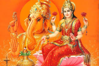 lord ganesh and goddess lakshmi