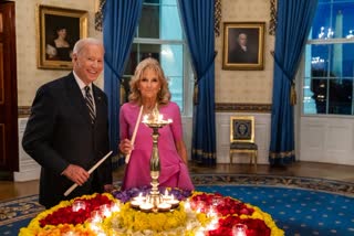 uk PM and US President greet on diwali 2021