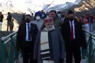 PM Modi arrives at Kedarnath,