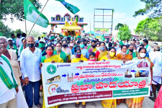 amaravati farmers mahapadayatra