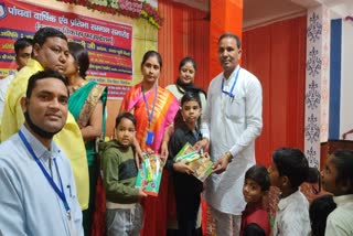 Swaraj Vikas Foundation distributed text materials to daughters in Karawal Nagar