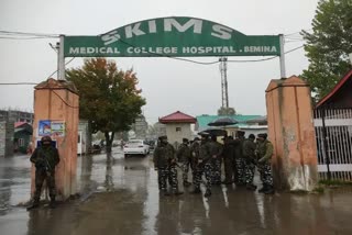 Terrorists attack on skims medical college and hospital in srinagar
