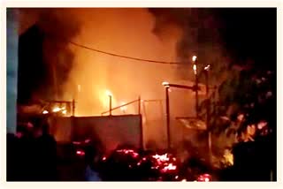 massive fire breaks out in jorhat