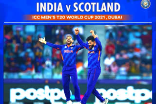 India need 86 to win against Scotland in T20WorldCup