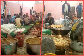 Annakoot festival celebrated in Thakur Radha Krishna temple at Najafgarh delhi