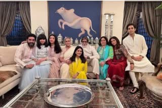 Big B's Diwali Celebration: ਬੱਚਨ ਪਰਿਵਾਰ ਨੇ ਸਾਦਗੀ ਨਾਲ ਮਨਾਈ ਦੀਵਾਲੀ, ਵੇਖੋ ਤਸਵੀਰਾਂ