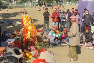 the-deity-nag-dhumbal-got-the-purification-done-in-dhalpur-ground