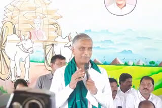 minister Harish Rao comments on paddy purchase in telangana