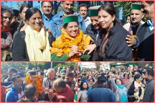 congress-workers-reached-holy-lodge-to-congratulate-mp-pratibha-singh